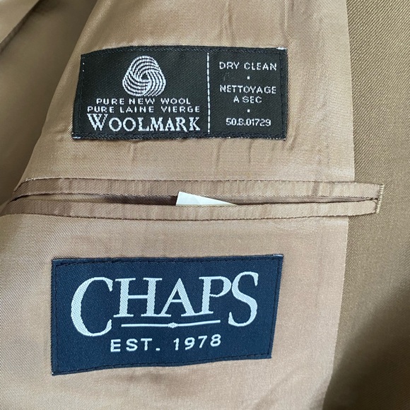 Chaps Wool Two Button Blazer - Picture 4 of 5
